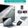 Hub Choetech, HUB-M14, USB-C, 2x USB-A 3.0, HDMI 4K, PD 100W, lexues karte