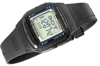 Orë dore Casio Vintage DB-36-1AVDF, digjitale, rezistente ndaj ujit, e zezë