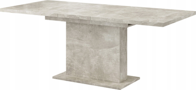 Tavolinë ngrënieje Vivaldi Furniture Giant, zgjatshme 160-200 cm, pamje betoni, gri