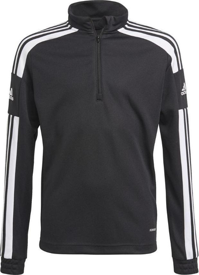 Bluzë trajnimi për fëmijë Adidas Squadra 21, AEROREADY, me zinxhir, e zezë