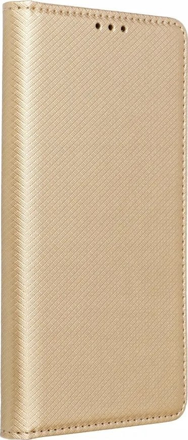 Këllëf libër Smart Case për Infinix Hot 40 Pro, me xhep karte, magnetik, ngjyrë gold