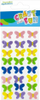Ornamente dekorative vetëngjitëse prej filci STARPAK Butterflies, set me 24 copë, shumëngjyrëshe