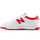 Atlete New Balance BB480LTR, lëkurë, taban OrthoLite, të bardha