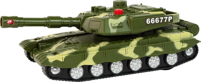 Lodër tank Leantoys Friction Drive, me tinguj, me drita, shumëngjyrësh