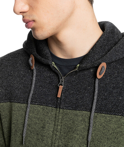Дукс Quiksilver Kelblozip, зелен/сив