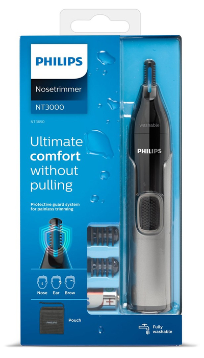 Trimer hunde dhe veshi Philips Series 3000 NT3650/16, i zi