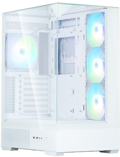 Kuti kompjuterike Zalman P40 Prism Plus, ATX, semi tower, e bardhë