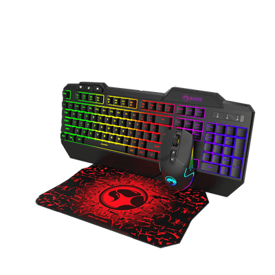 Set - Tastierë, Maus + Mauspad MARVO CM306 EN