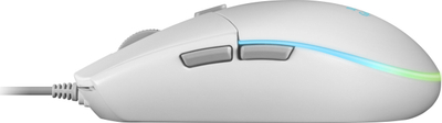 Maus gaming Mars Gaming MMG, 3200 DPI, RGB, i bardhë