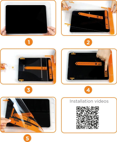 Xham mbrojtës Mobile Origin për iPad 10.2" 9th Gen, 9H, 2.5D transparent