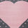 Tapet për kalamaj Bravich LTD Bambi Heart, rrumbullak, 120 cm, gri rozë
