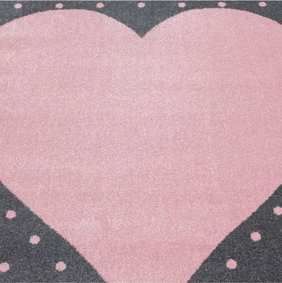 Tapet për kalamaj Bravich LTD Bambi Heart, rrumbullak, 120 cm, gri rozë