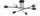 Llambë tavanore TK Lighting Vista 6672, 6xE27, 60x60cm, e zezë