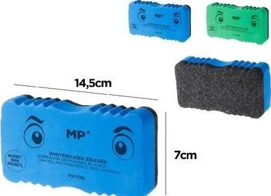 Sfungjer magnetik për tabela MP Main Paper, i madh, me ngjyra të përziera