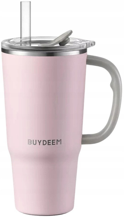 Termus BUYDEEM DS57, 700 ml, me pipëz, rozë