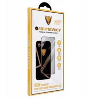 Mbrojtëse ekrani OG 6D Premium Privacy, për iPhone 17 Air dhe 17 Pro, xham i temperuar, e zezë