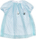 Fustan kukulle Skrållan Party Dress, për kukulla 45cm, tyl me shkëlqim, i kaltër