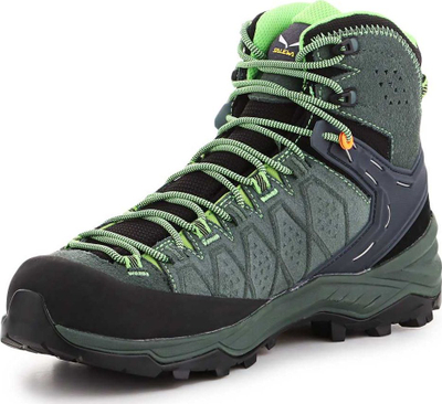 Çizme mali Salewa Alp Trainer 2 Mid GTX, Gore Tex, taban Vibram, jeshile