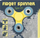 Lodër fidget spinner Moses, plastik, antistres, e verdhë