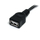 Kabllo zgjatues USB StarTech.com USBEXTA6BK, USB 2.0 A mashkull në A femër, 1.8m, i zi