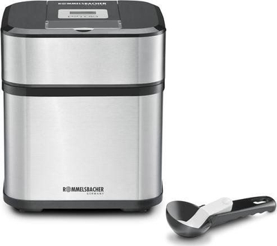 Aparat për akullore Rommelsbacher IM12, 0.5L, trup inox, i zi