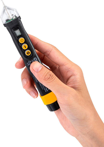 Testues tensioni pa kontakt Deli Tools EDL8011, 12 48-1000V AC, i zi