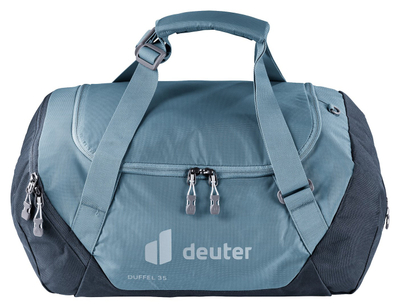 Çantë sportive Deuter Duffel 35, 35L, me rripa shpine, blu e errët