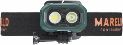 Fener koke Mareld Stellar 750 Re, 750 lumen, i rikarikueshëm, i zi