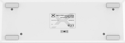 Tastierë Krux Neo PRO RGB Gateron (KRX0113), US, e bardhë