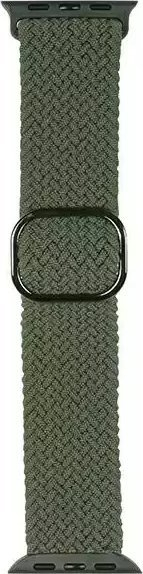 Rrip dore Beline Textile për Apple Watch 42 44 45 49mm, tekstil, jeshil