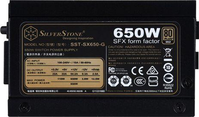 Burim energjie SilverStone SX650-G SST-SX650-G v1.1 SFX, 650W
