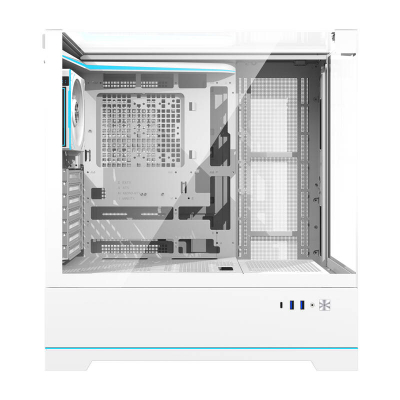 Kase PC DarkFlash DY450, ATX, USB 3.0 Type C, e bardhë