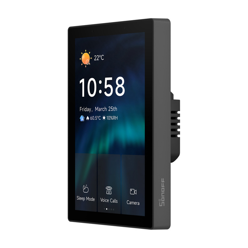 Panel smart shtëpie Sonoff NSPanel Pro, hub Zigbee 3.0, termostat wireless, i zi 4