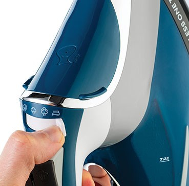 Hekur me avull Russell Hobbs Cordless One Temperature, 2600W, pllakë qeramike, blu