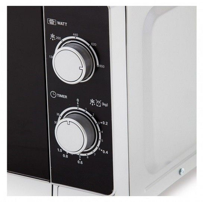 Furrë mikrovalë Sharp R-200(IN)W, 20L, 800W, ngjyrë argjendt metalik