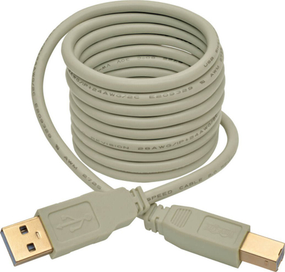 Kabllo USB Eaton Tripp Lite U022-006-BE, USB 2.0 A në B, 1.83 m, bezhë