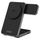 Dviced 3-in-1 Foldable Qi2 Magnetic Wireless Charger Stand W Cable, Wall Charger, Black