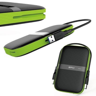 Disk i jashtëm Silicon Power Armor A60, 4TB, USB 3.0, zi jeshil