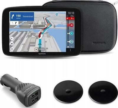 Navigација GPS TomTom GO Camper Max Premium Pack, 7", бежична мрежа, црн