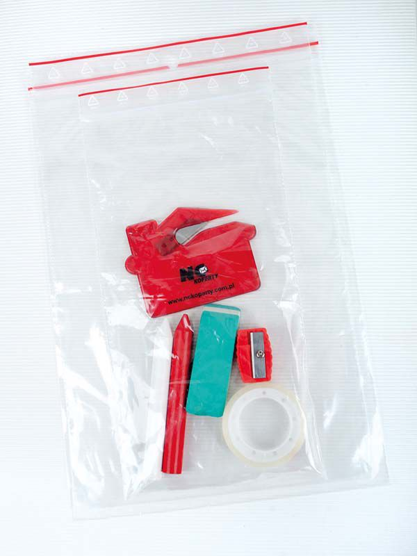 Qese zip lock pa markë 150x250mm, LDPE, 100 copë, transparente