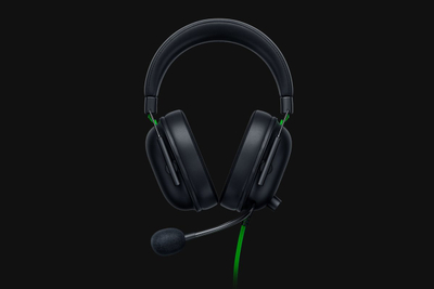 Гејминг слушалки Razer Blackshark V2 X, со кабел, за PlayStation, црни