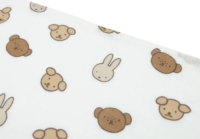 Mbulesa te holla muslin 70x70cm  Miffy and Friends - 3 Pack