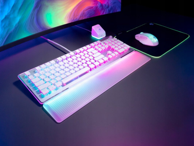 Tastierë gaming ROCCAT Vulcan II Max, optiko mekanike, RGB, e bardhë