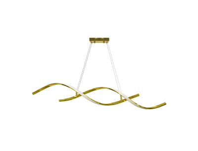 Llambë varëse tavani Activejet STELLA, LED 28W, 2700 lm, e artë