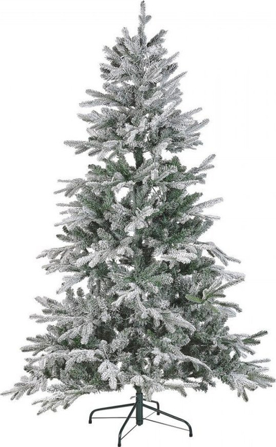 Pemë Krishtlindjes MIETTE Snowy, 180cm, me drita LED, e bardhë