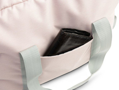 Çantë karroce Sensillo Indiana Stroller Bag, e gjerë, melange që s’e kap uji, rozë