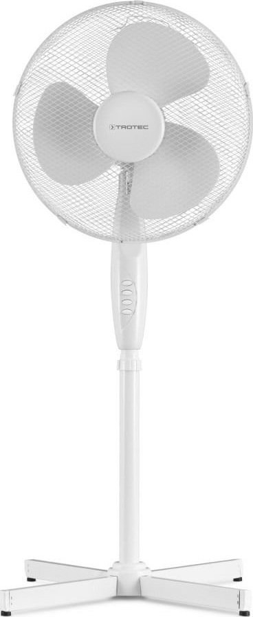 Ventilator në këmbë Trotec TVE 16, 50W, lëkundje 90°, i bardhë