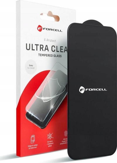 Qelq mbrojtës Forcell Ultra Clear për Samsung Galaxy A15 4G, 0.3mm, 9H, me kornizë të zezë