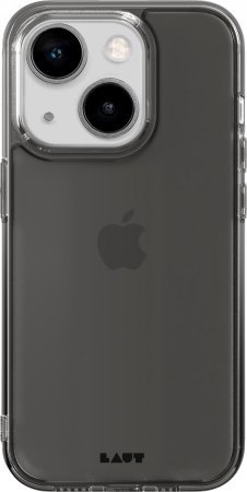 Mbrojtëse telefoni Laut Crystal Matter për iPhone 15, transparente gri “smoke”