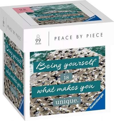 Puzzle Ravensburger 16967 Peace by Piece, 99 copa, ilustrim motivues, shumëngjyrësh